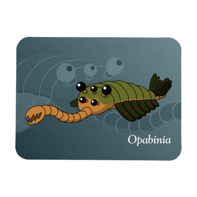 Opabinia- Prehistoric Animal Magnet (Horizontal)
