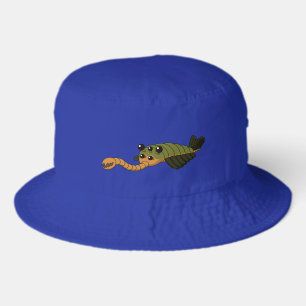 Opabinia- Prehistoric Animal Printed Bucket Hat