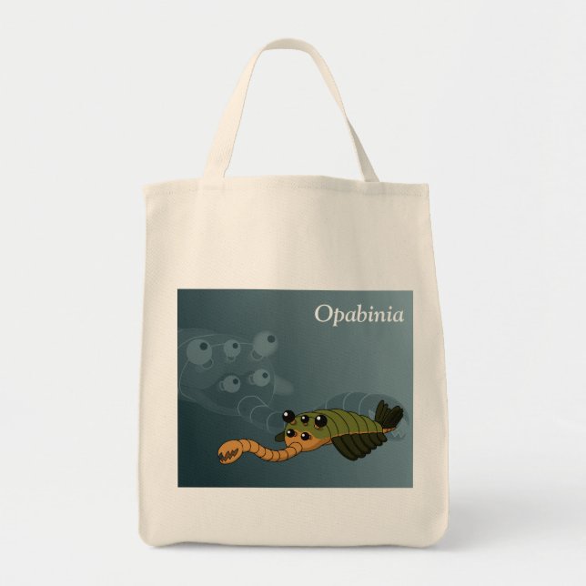 Opabinia- Prehistoric Animal Tote Bag (Front)