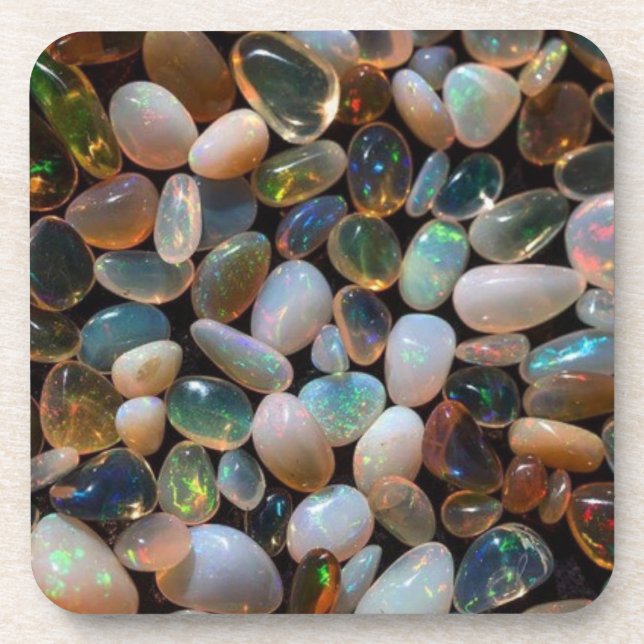 "Opal01" / Hard plastic coaster (Front)