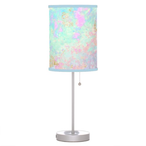 opal abstract background design table lamp