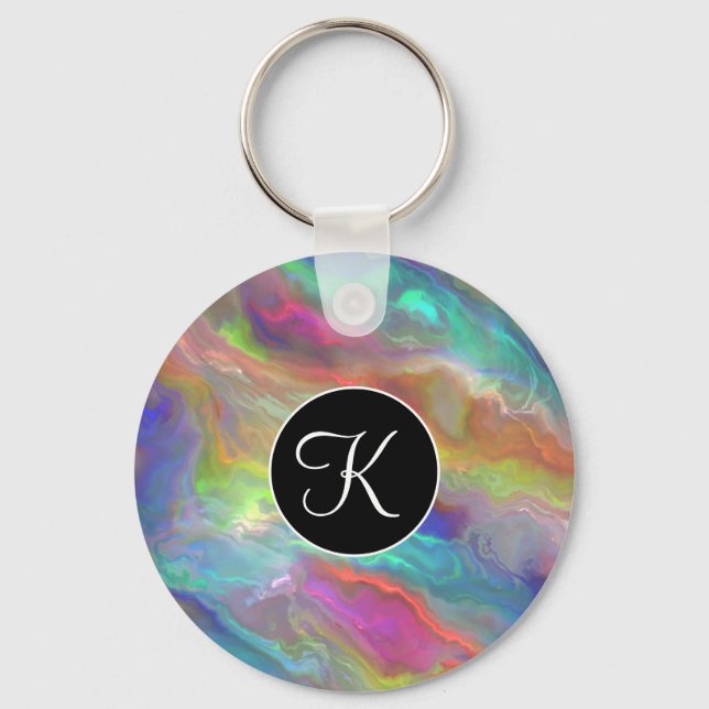 Opal Agate Keychain (Front)