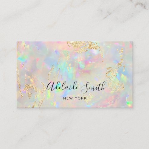 opal background business card