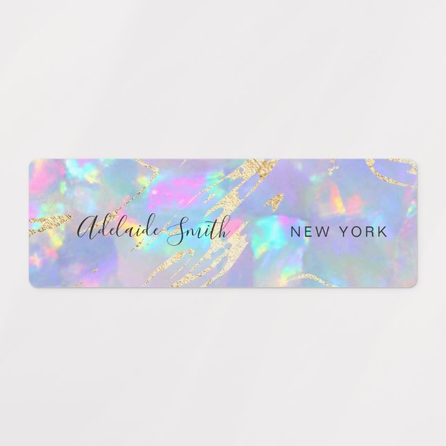 opal background design labels (Design 1)