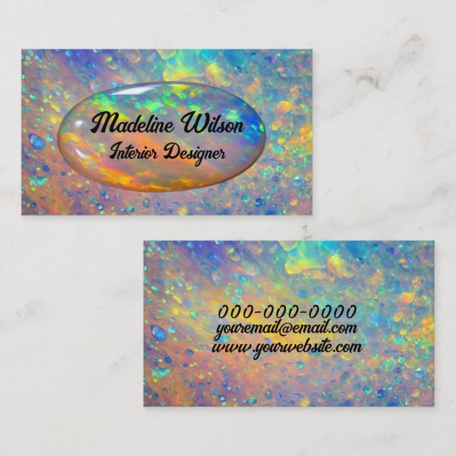 Opal Business Card (Front/Back)