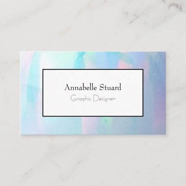 Opal business office supplies desk accessories business card (Front)