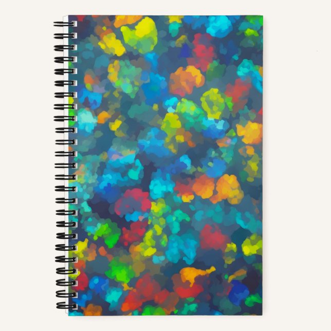 Opal Colors Spiral Notebook (Front)