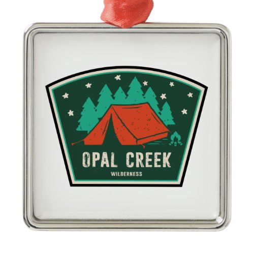 Opal Creek Wilderness Oregon Camping Metal Ornament