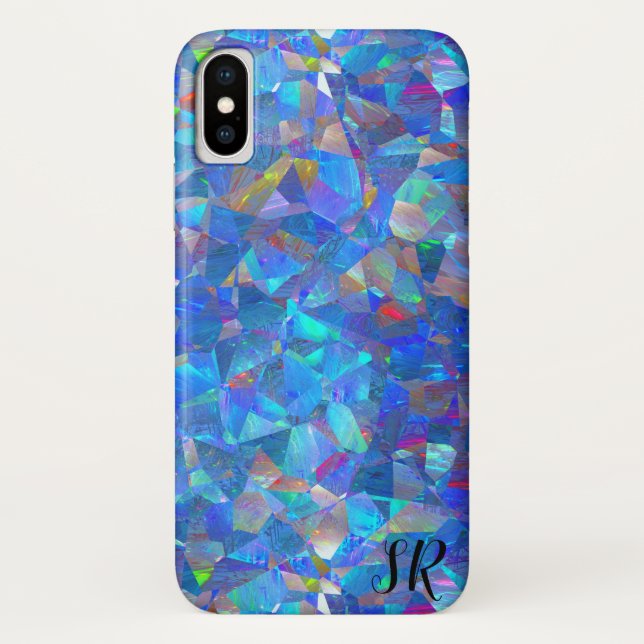 Opal Crystal Personalized Case-Mate iPhone Case (Back)