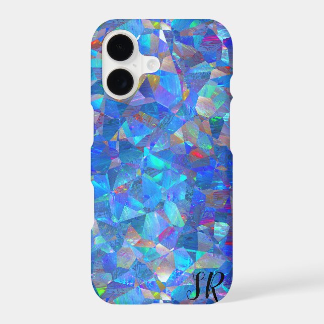 Opal Crystal Personalized Iphone Case (Back)