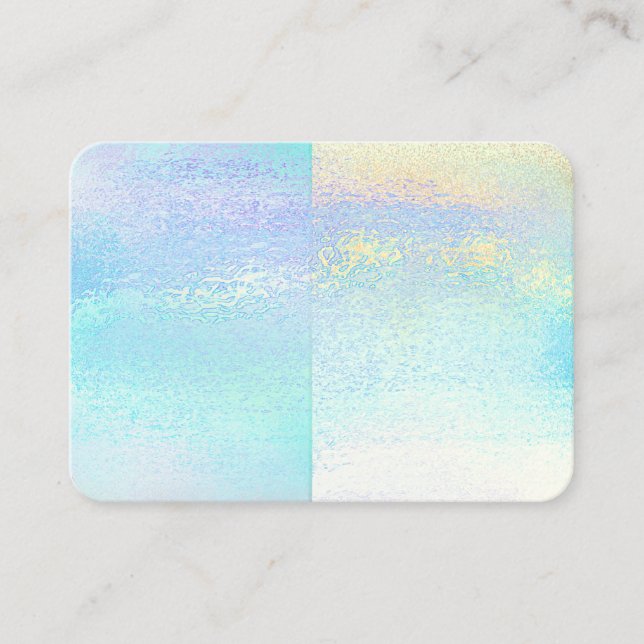 Opal Crystal Reiki Salon Hair Business Cards (Front)