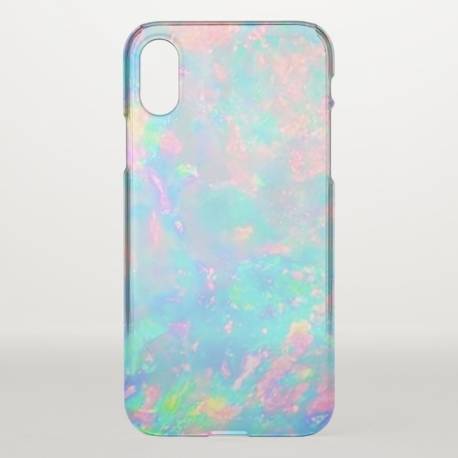 opal gemstone photo uncommon iPhone case (Back)