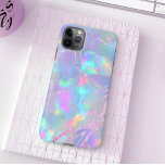 opal gemstone purple faux foil iPhone 11Pro max case<br><div class="desc">please note the iridescent effect is not real,  but just simulated</div>