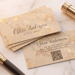 Opal Glow Minimalist Business card