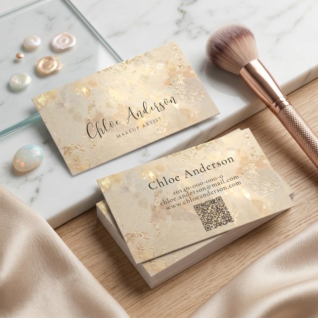 Opal Glow Minimalist Business card (Creator Uploaded)