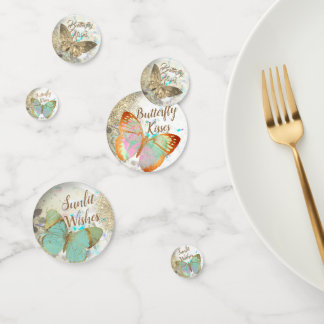 Opal Golden Irridescent Shimmer Butterflies Confetti