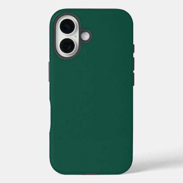 Opal Green Solid Color Case-Mate iPhone Case (Back)