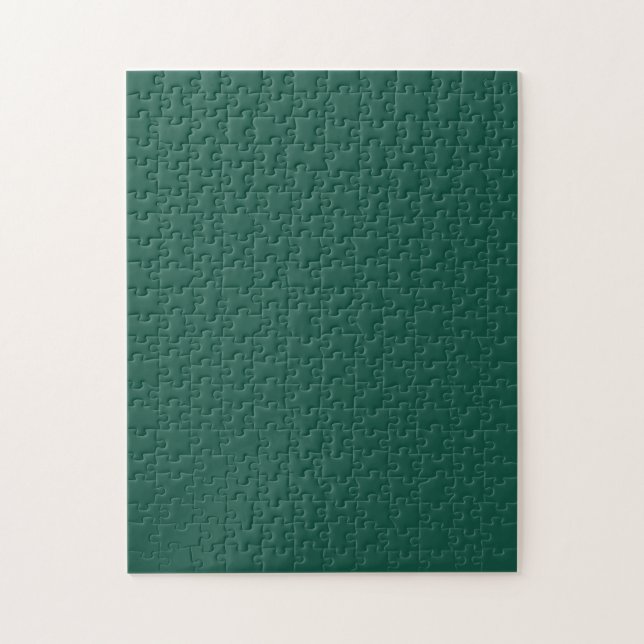 Opal Green Solid Color Jigsaw Puzzle (Vertical)