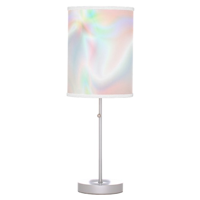 Opal Holographic Rainbow  Table Lamp (Front)