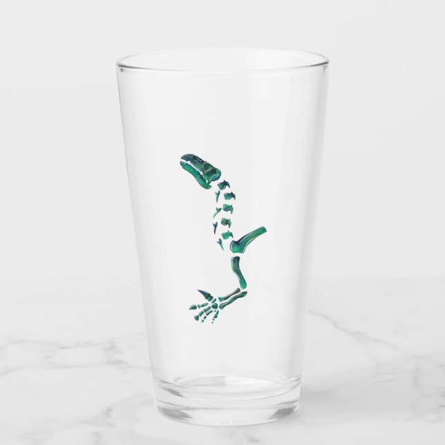 Opal Iguanodon Dinosaur Glass (Front)