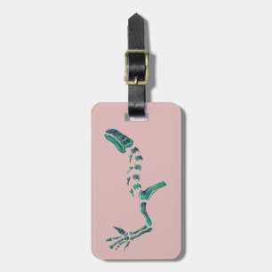 Opal Iguanodon Dinosaur Luggage Tag