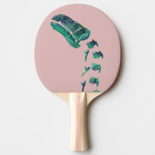 Opal Iguanodon Dinosaur Ping Pong Paddle