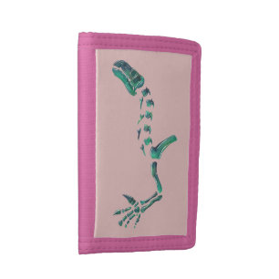 Opal Iguanodon Dinosaur Tri-fold Wallet