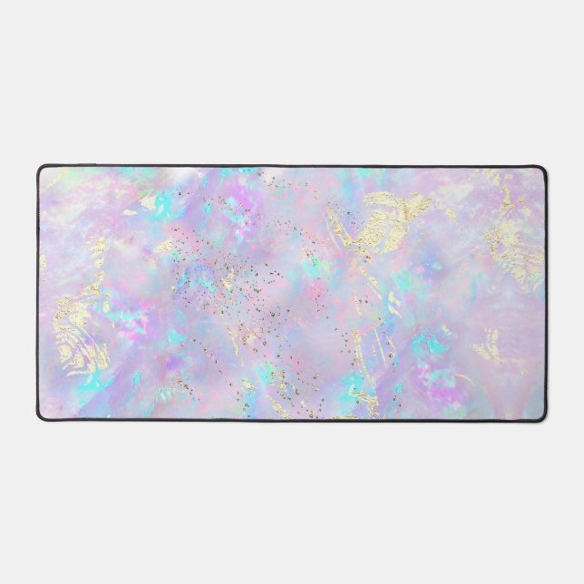 opal inspired design desk mat (Front)