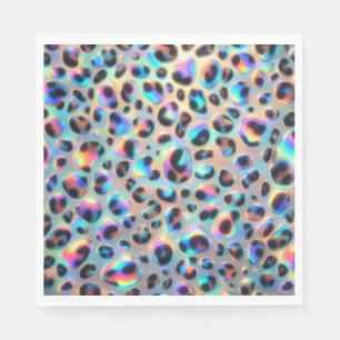 Opal Leopard Print Luxury Napkins