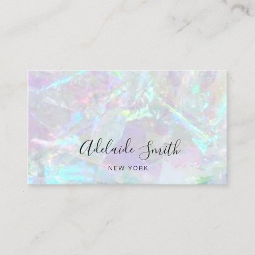 opal mineral business card