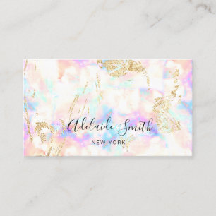opal mineral stone business card