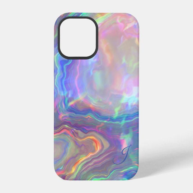 Opal Monogram Phone Case (Back)