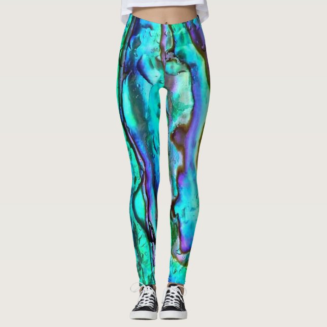 Opal Moonstone Iridescent Leggings (Front)