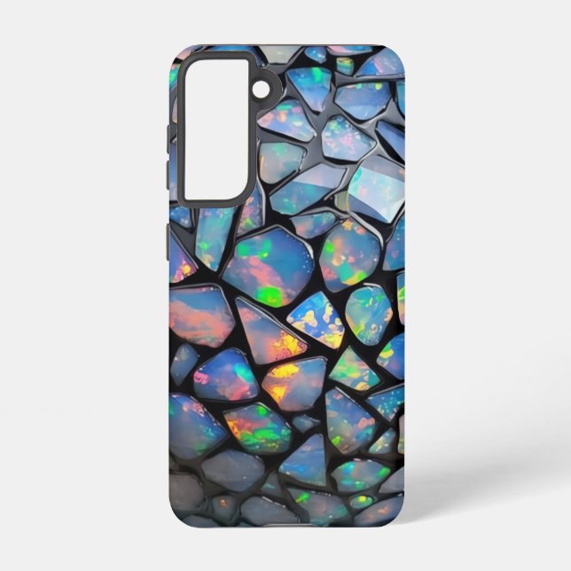 Opal Mosaic1 Samsung Galaxy Case (Back)