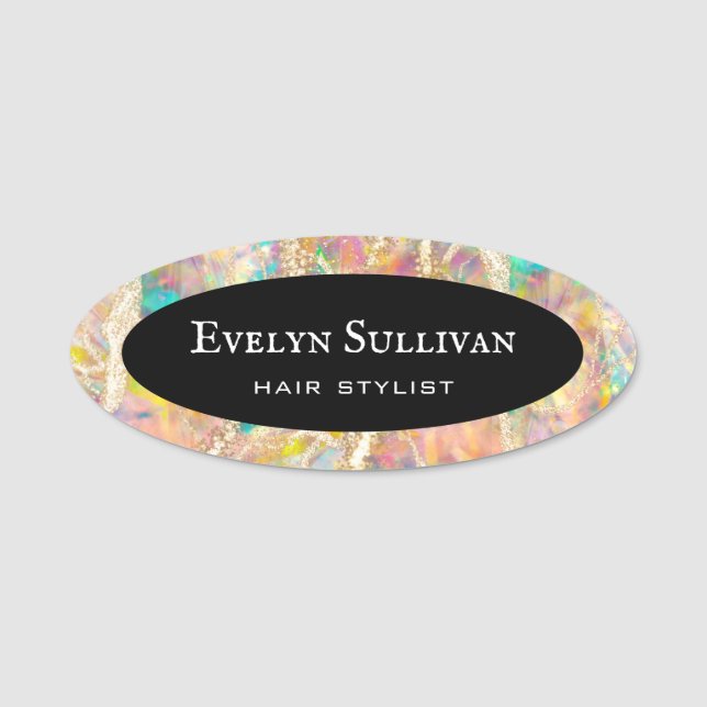 Opal Name Tag (Front)