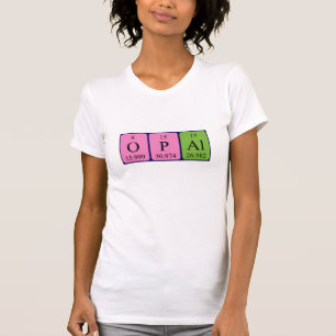Opal periodic table name shirt
