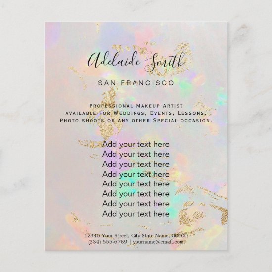 opal photo design flyer