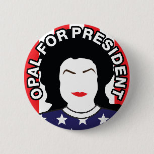OPAL PINBACK BUTTON