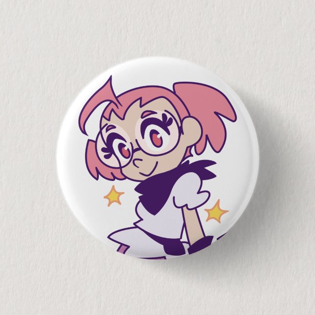 Opal Pinback Button (Front)