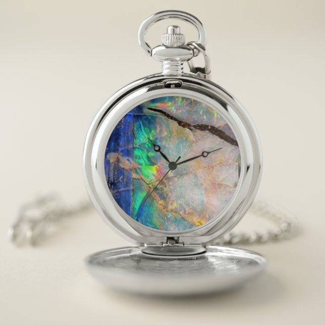 Opal Print Pocket Watch (Inside)