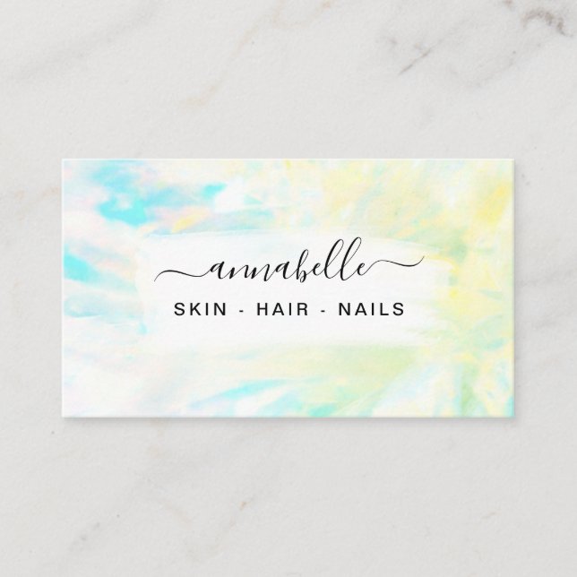 *~* OPAL QR Prism AP26 Crystal  Ethereal Rainbow Business Card (Front)