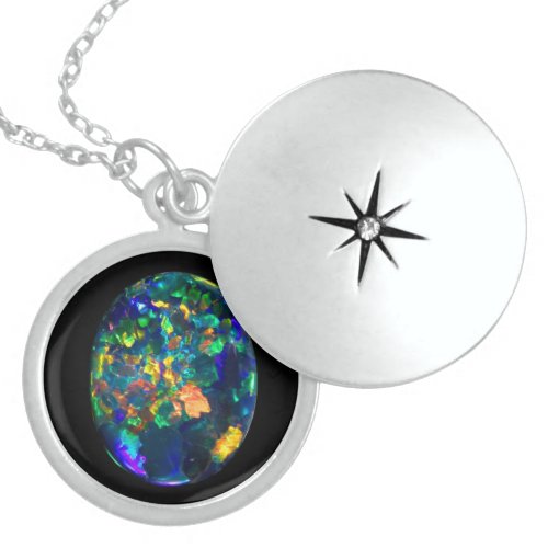 Opal Star  Necklace