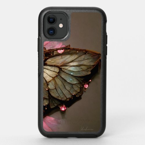 Opal steampunk merchanical butterfly OtterBox symmetry iPhone 11 case