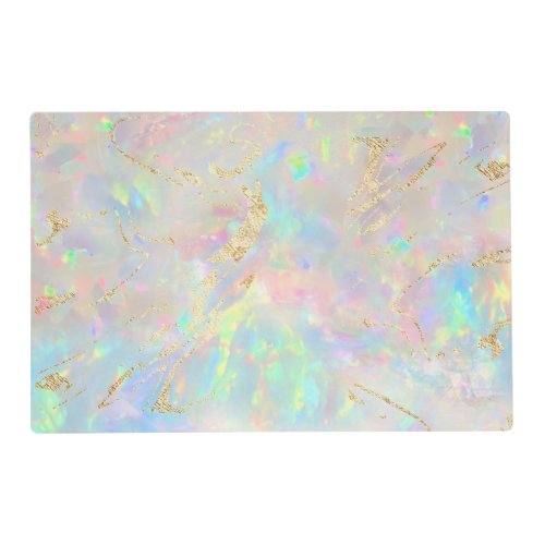  opal stone background foam board placemat