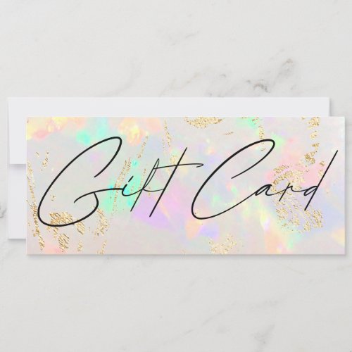 opal stone background gift certificate