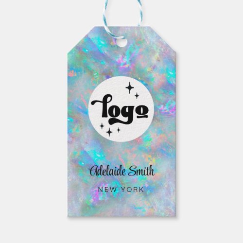 opal stone boutique product gift tags