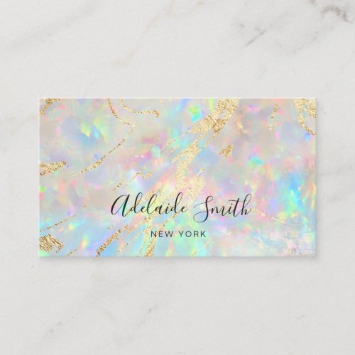 opal stone Business Card