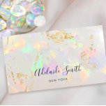 Opal Stone Business Card at Zazzle