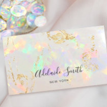 opal stone business card