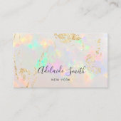 opal stone business card (Front)